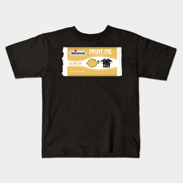 Mostest Fruit Pies - Lemon Kids T-Shirt by Twogargs